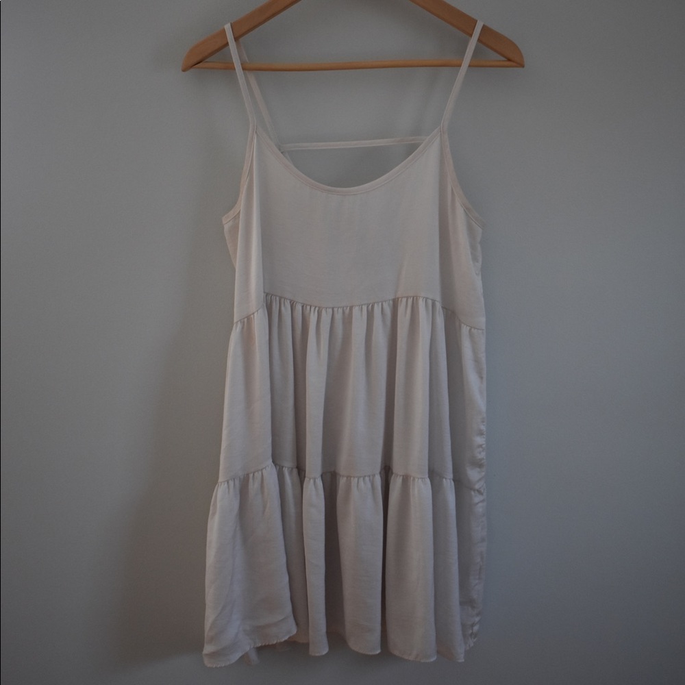 Audrey 3+1 Cream Tiered Dress